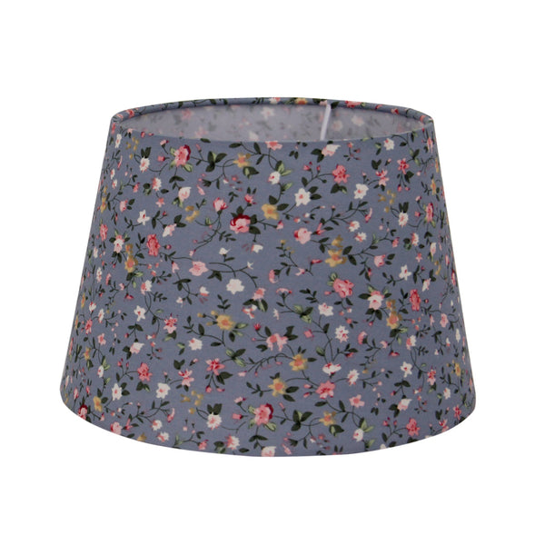 Vari paralumi a tamburo rotondi - Azzurro chiaro – 20, 25 o 30 cm – Design romantico