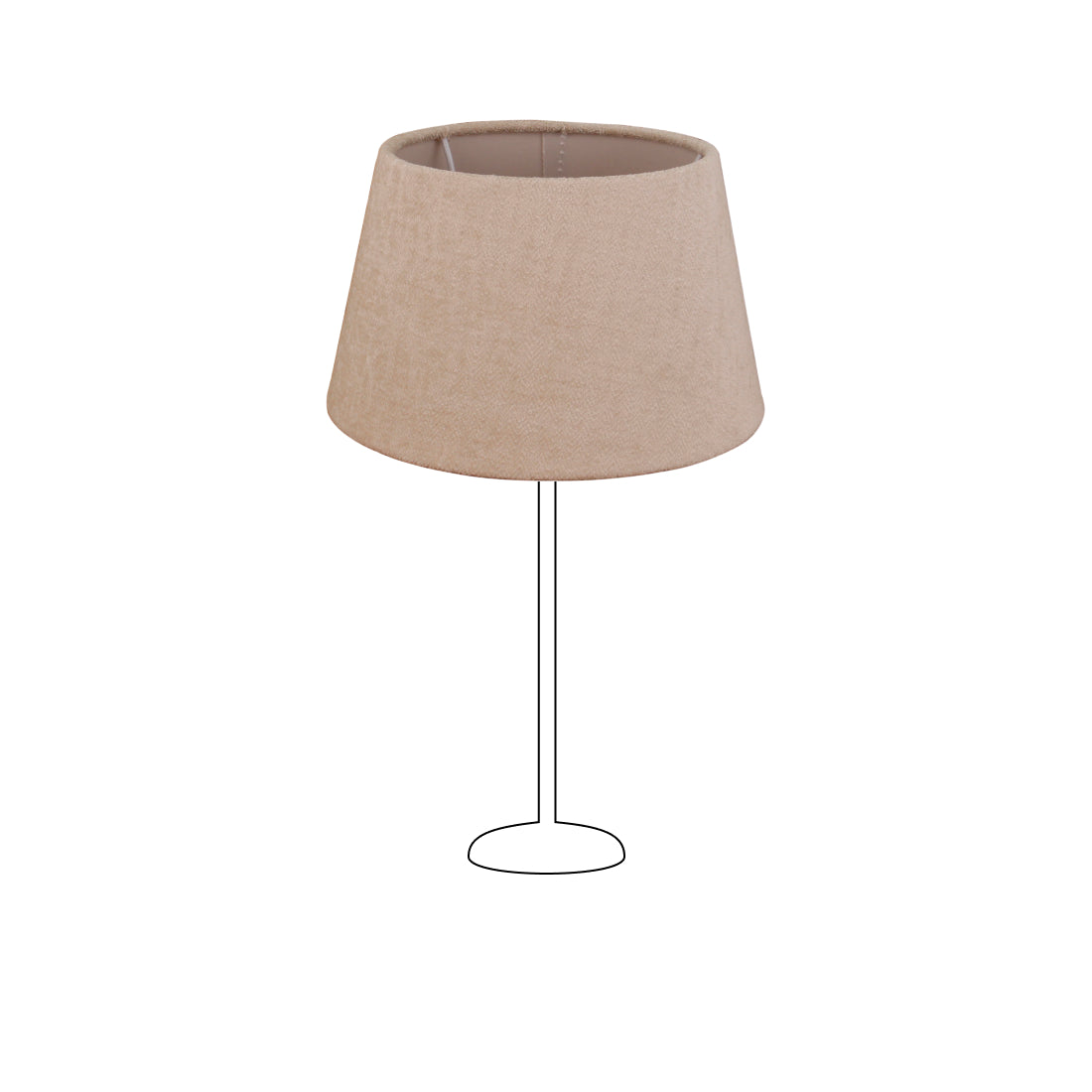 Various Drum Shade Round – Dark Grey - Wooly - Ø20 or 30 cm