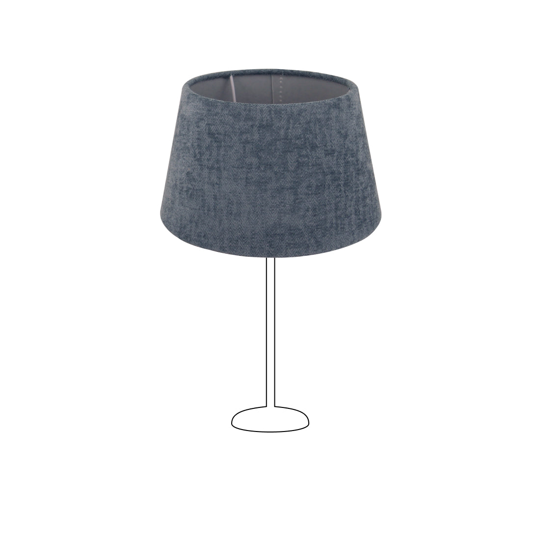 Various Drum Shade Round – Dark Grey - Wooly - Ø20 or 30 cm