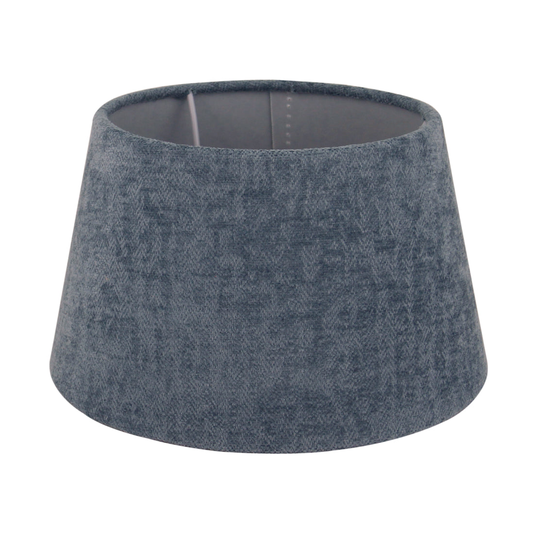 Abat-jour rond en tambour varié – Bleu clair - Wooly - Ø20, 25 ou 30 cm