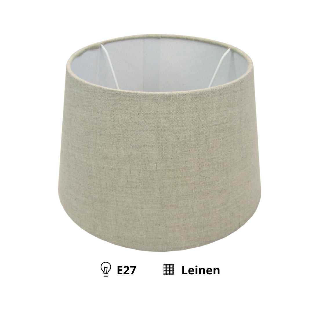 Various Stylish Drum Round Lampshade - Stylish Lighting in Linen and Cotton