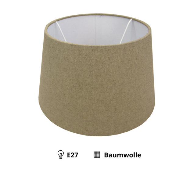 Various Stylish Drum Round Lampshade - Stylish Lighting in Linen and Cotton