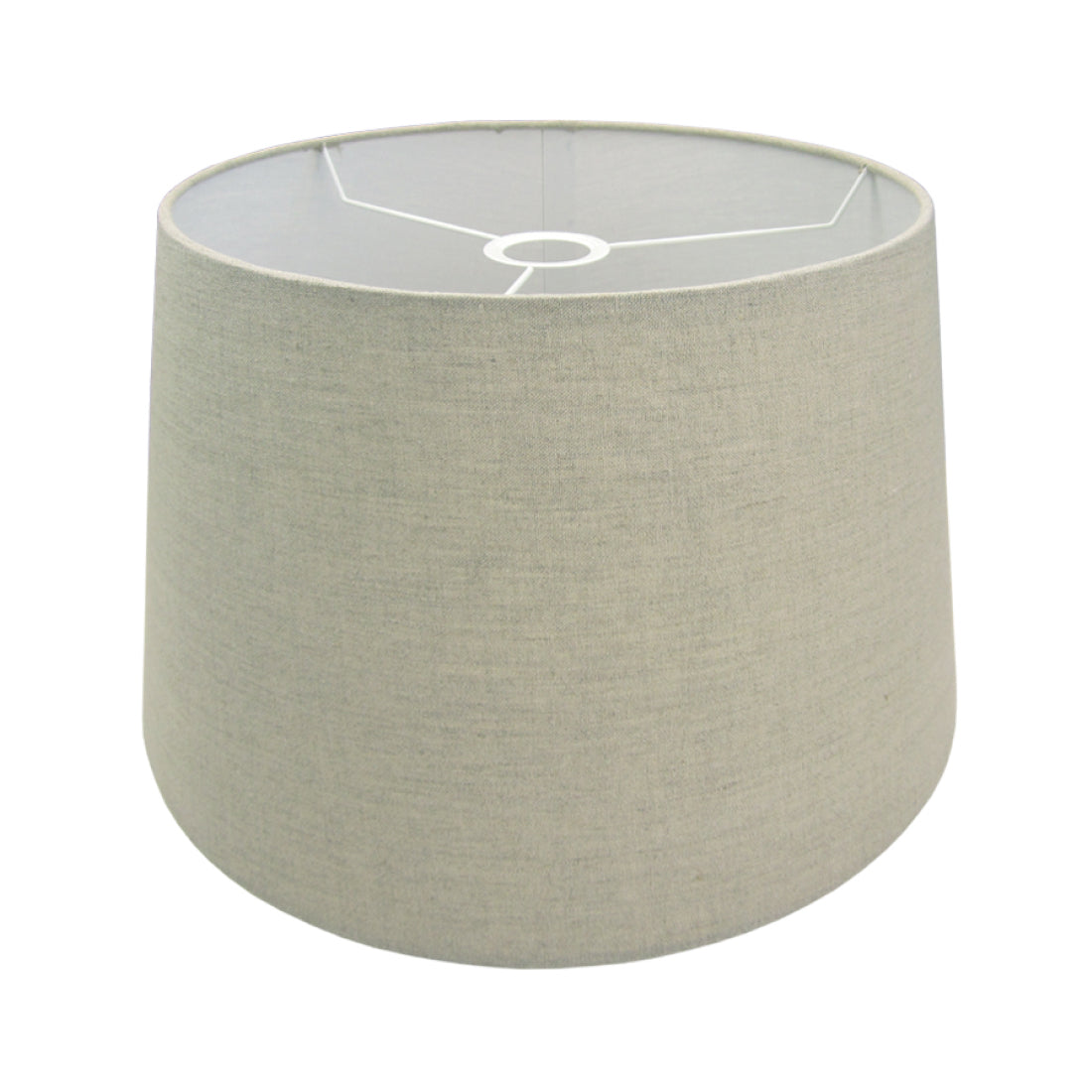 Various Modern Drum Round Lampshade – Black, Cream or Gray – Ø 25 cm for Table Lamps