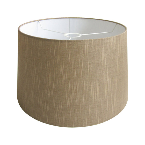 Various Modern Drum Round Lampshade – Black, Cream or Gray – Ø 25 cm for Table Lamps