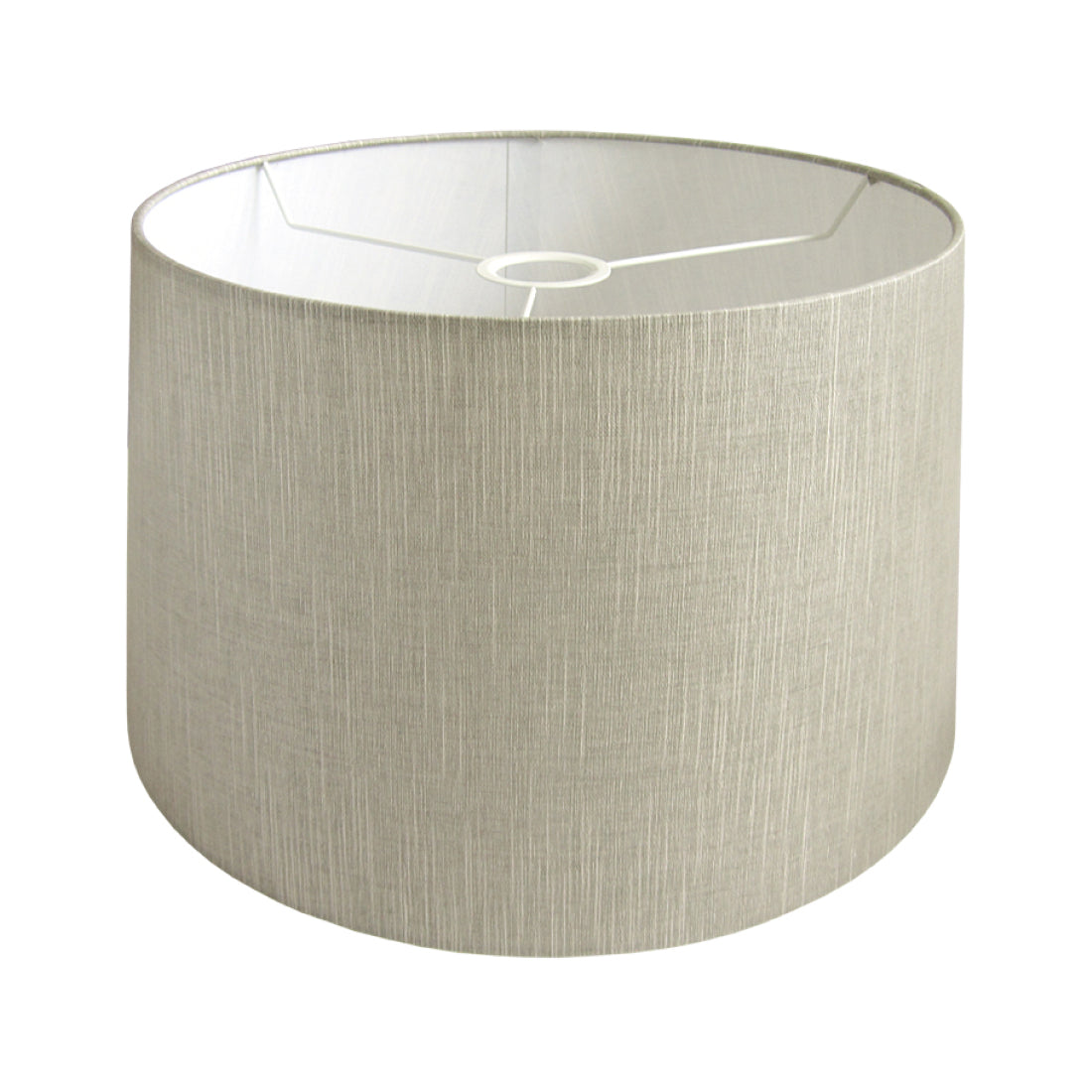 Various Modern Drum Round Lampshade – Black, Cream or Gray – Ø 25 cm for Table Lamps