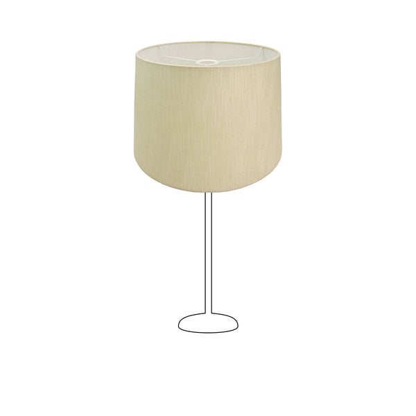 Various Modern Drum Round Lampshade – Black, Cream or Gray – Ø 25 cm for Table Lamps