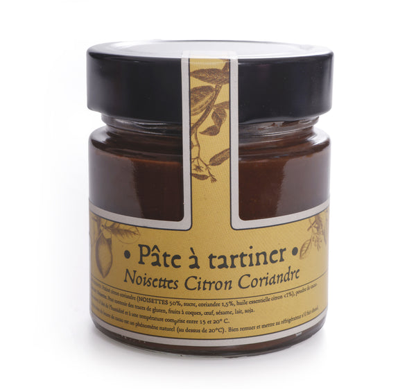 Artisanal Hazelnut Lemon Coriander Spread