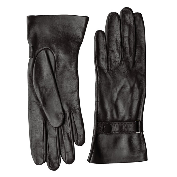 Women's Gloves with Strap Without Lining