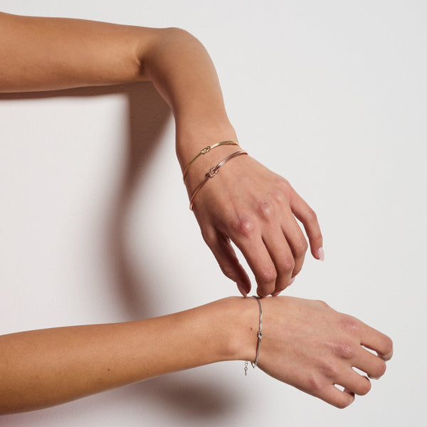 Soft Infinity Bracelet in 925 Silver