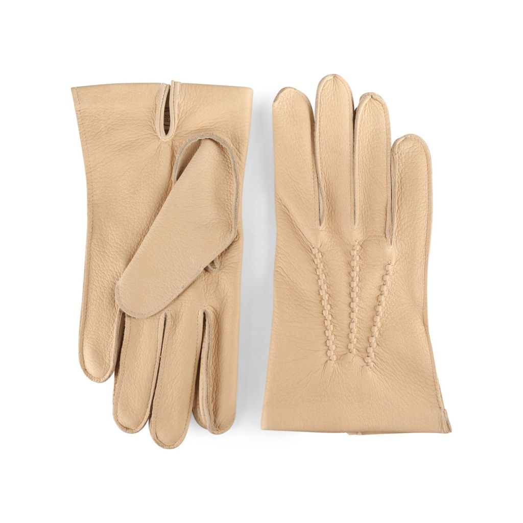 Men's Elegant Unlined Deer Leather Gloves