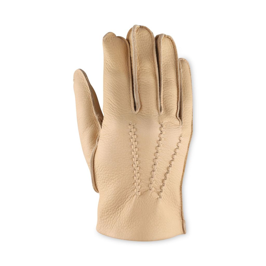 Men's Elegant Unlined Deer Leather Gloves