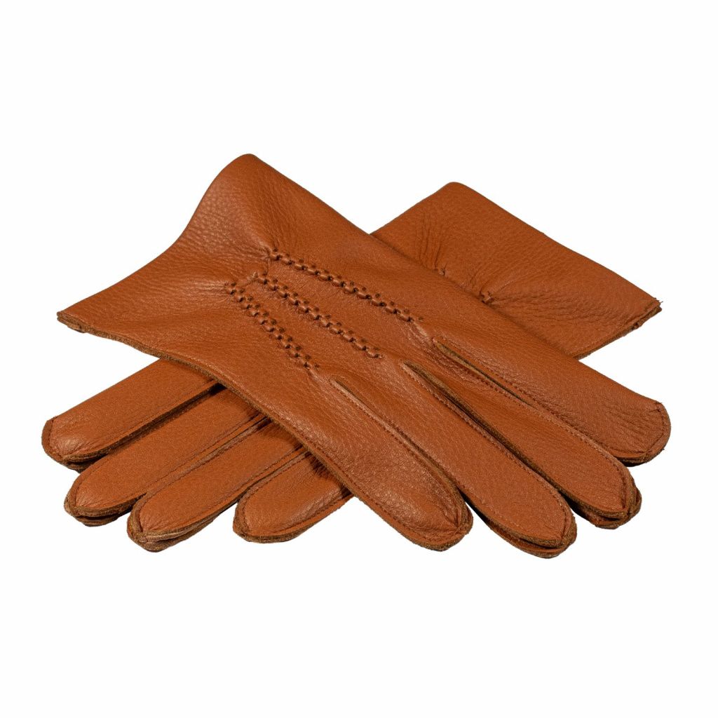 Men's Elegant Unlined Deer Leather Gloves