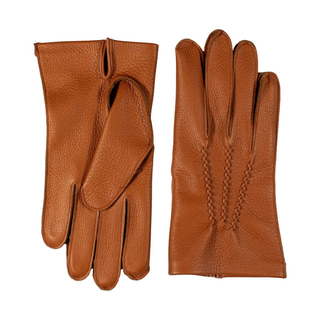 Men's Elegant Unlined Deer Leather Gloves