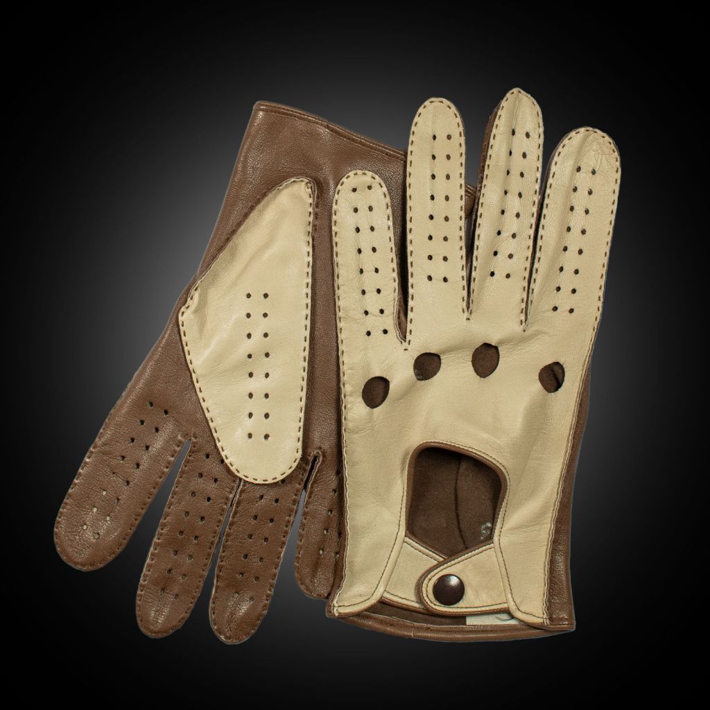 Premium Hand-Stitched Gloves Made from Italian Lambskin