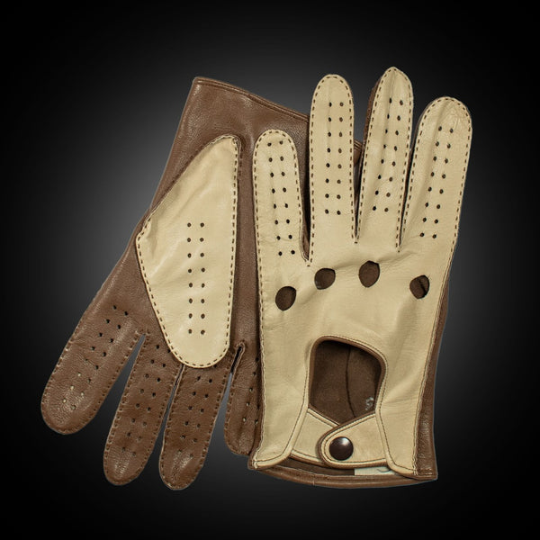 Premium Hand-Stitched Gloves Made from Italian Lambskin