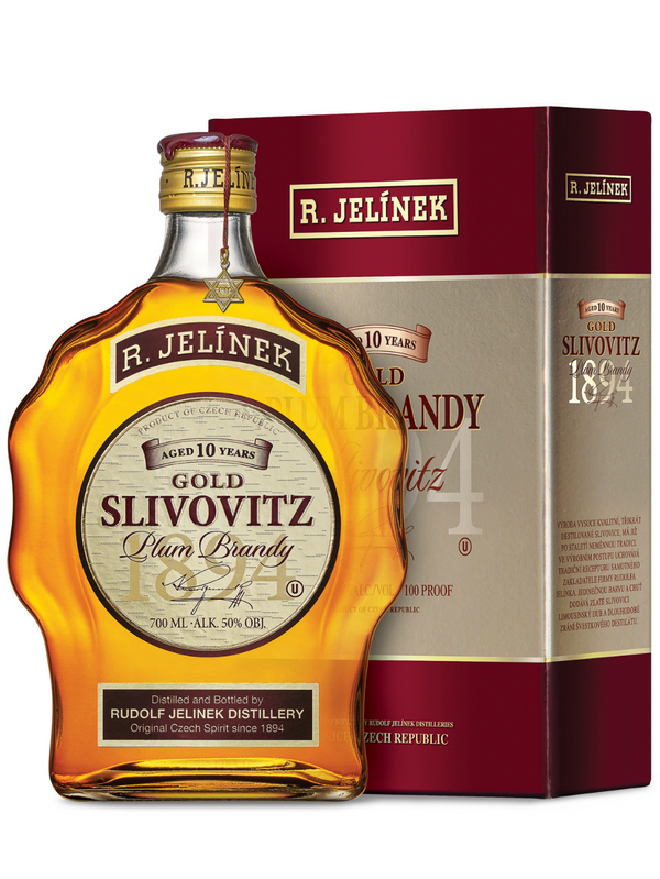 Gold Slivovitz kosher 10yo 50% 0.7l