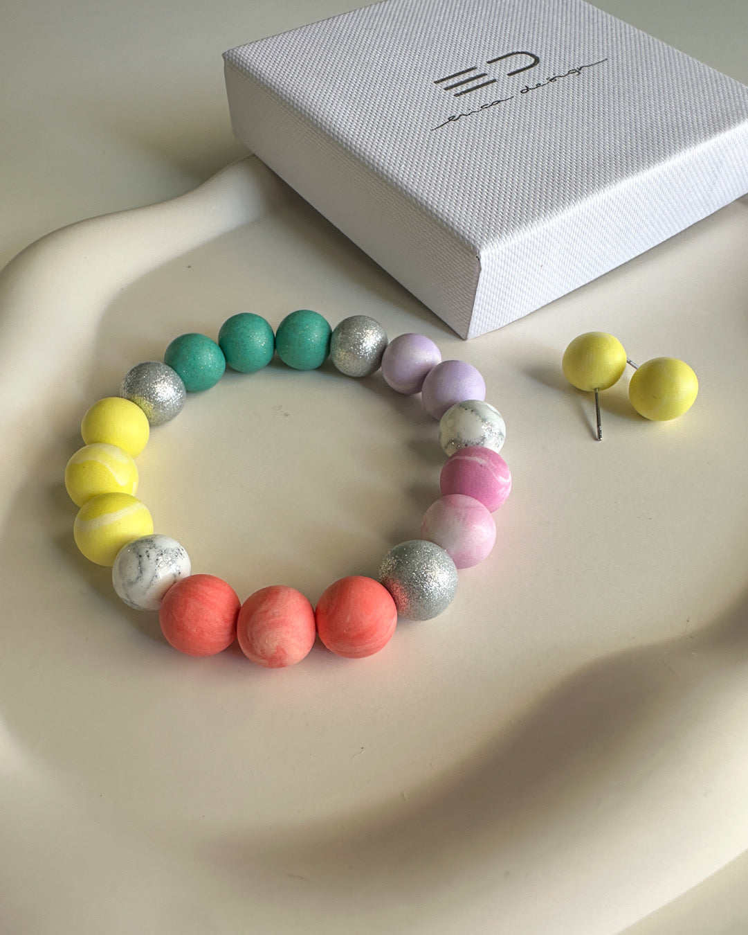 Bracelet, earrings | BULB LIMITED | colorful #1