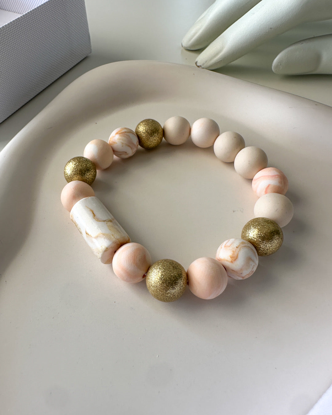 bracelet | BULB LIMITED | orange, gold #1