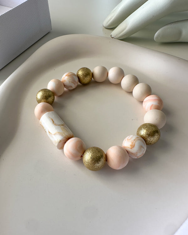 bracelet | BULB LIMITED | orange, gold #1