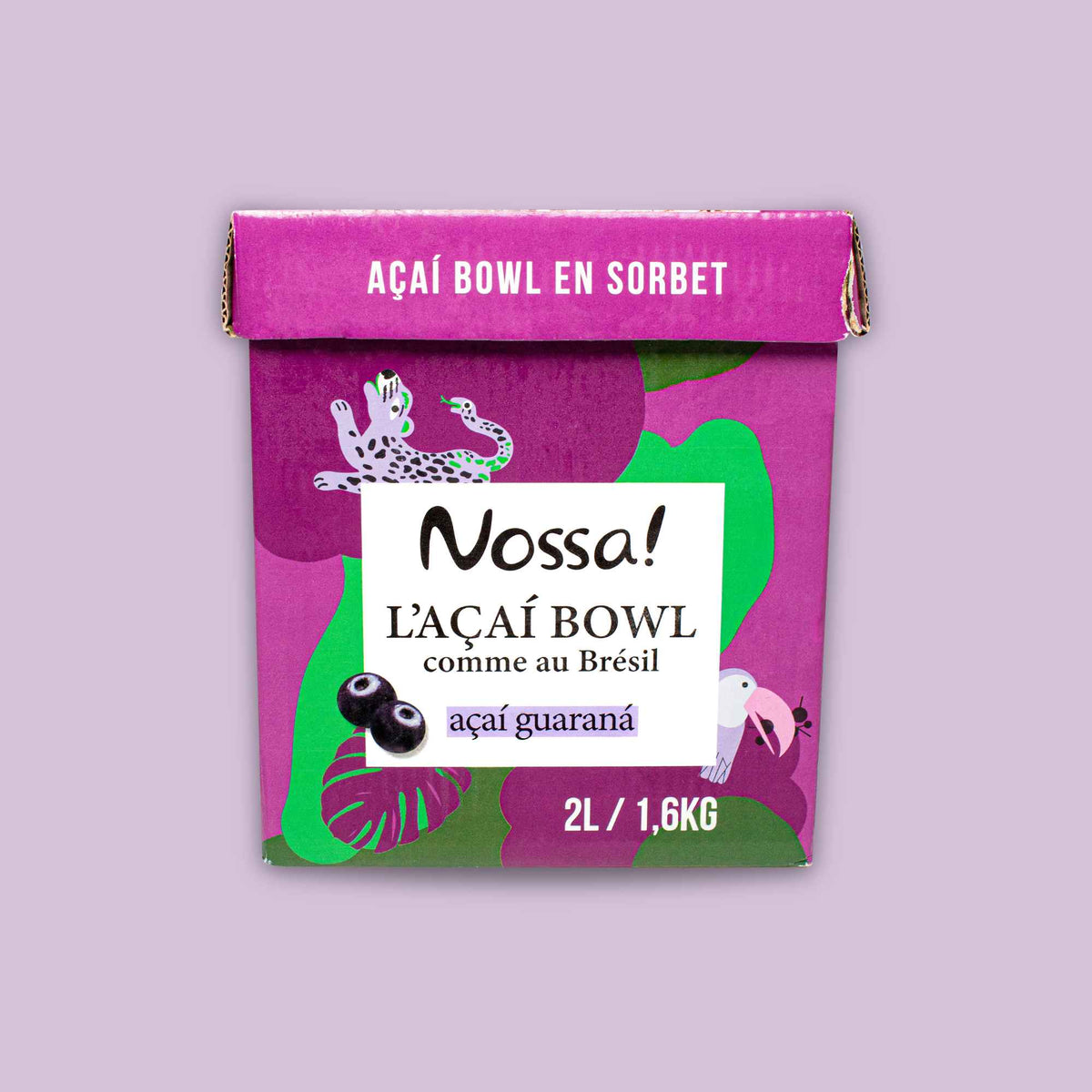 Premium acai & guarana sorbet