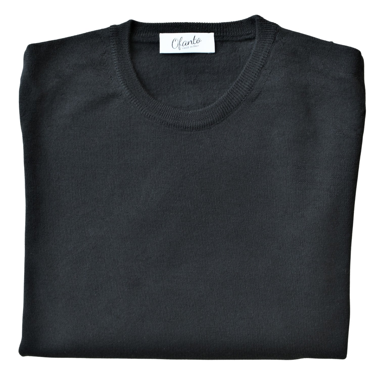 Il Pullover Italiano 100% Merino - Nero