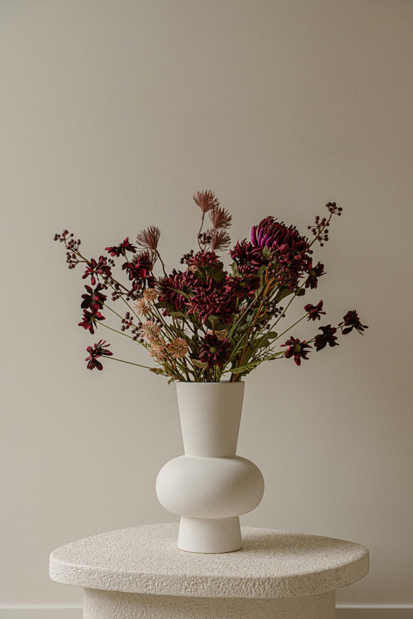 Silk bouquet - Autumn bouquet Purple