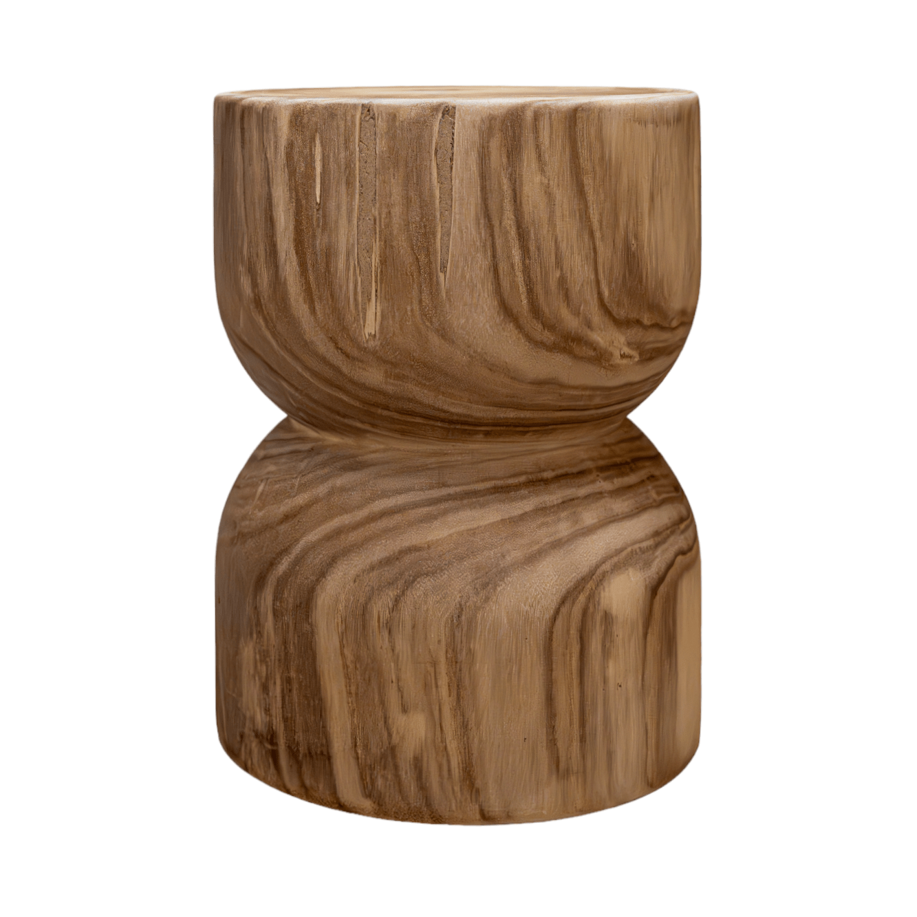 Woodville Side Table - Black - Solid Wood - 45cm