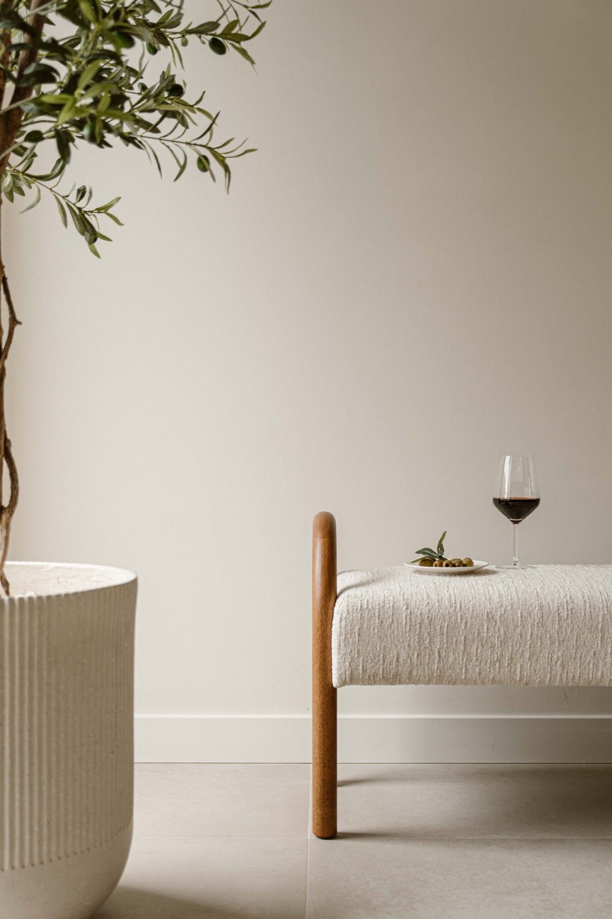 Indore Home - Hilton - Bench - Beige