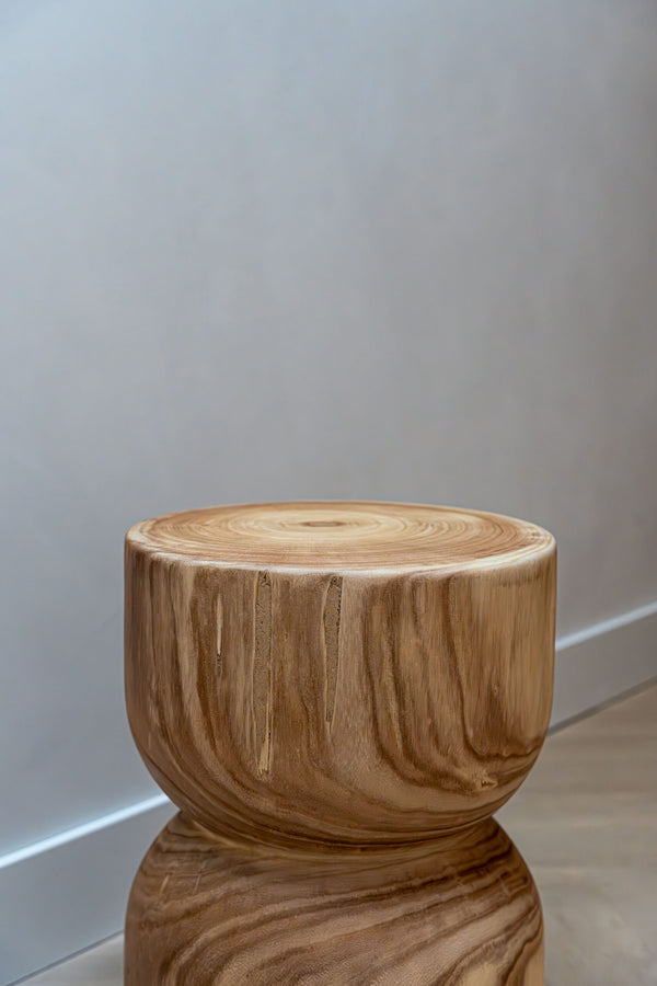 Woodville Side Table - Black - Solid Wood - 45cm