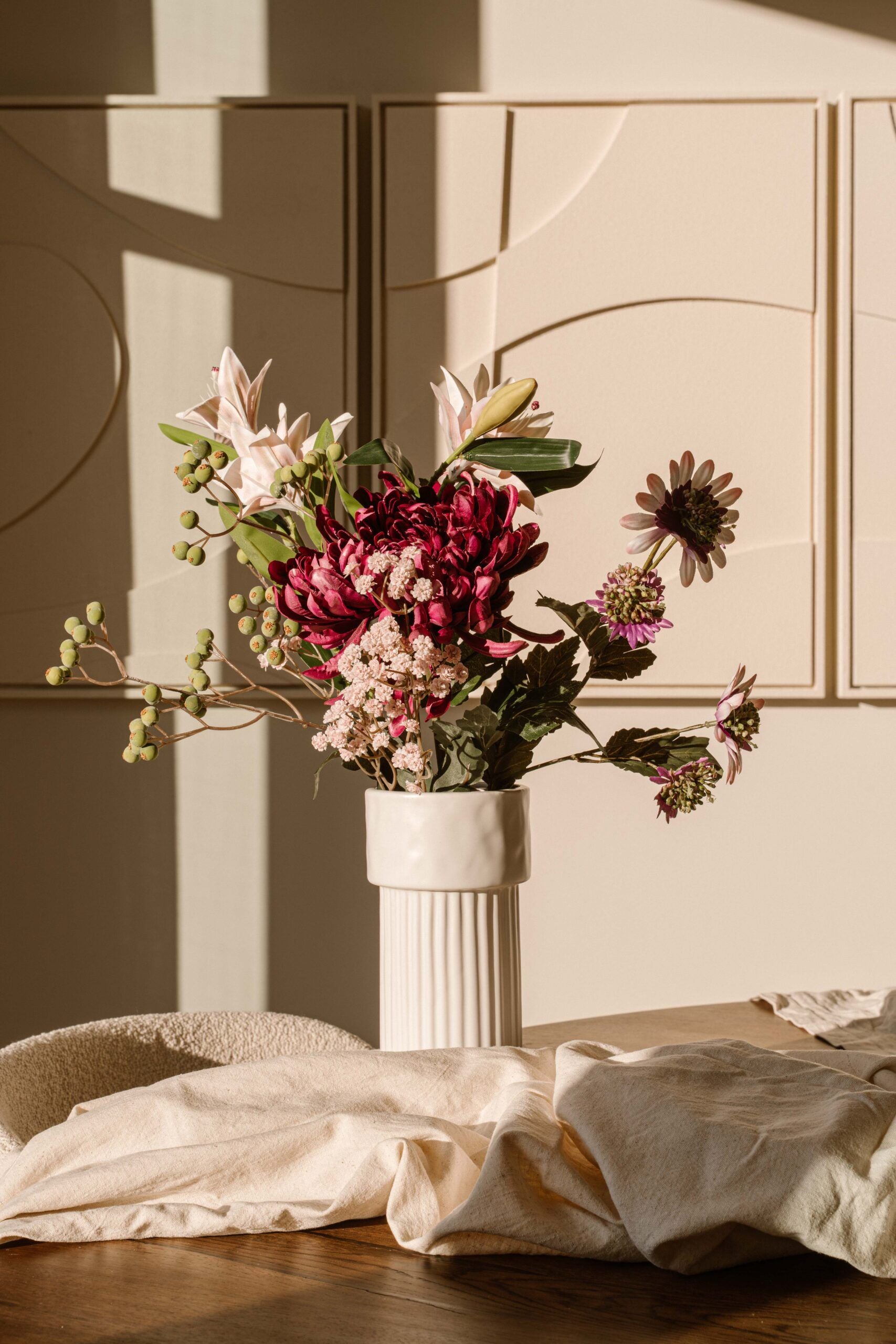 Gift Silk Bouquet - Lilac