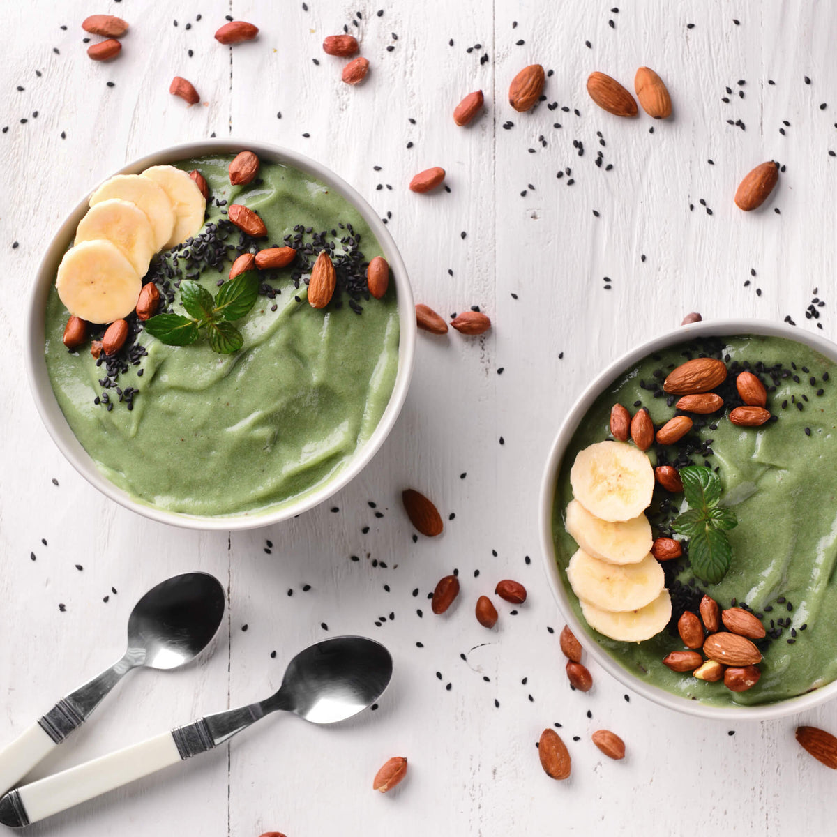 Smoothie à mixer vert