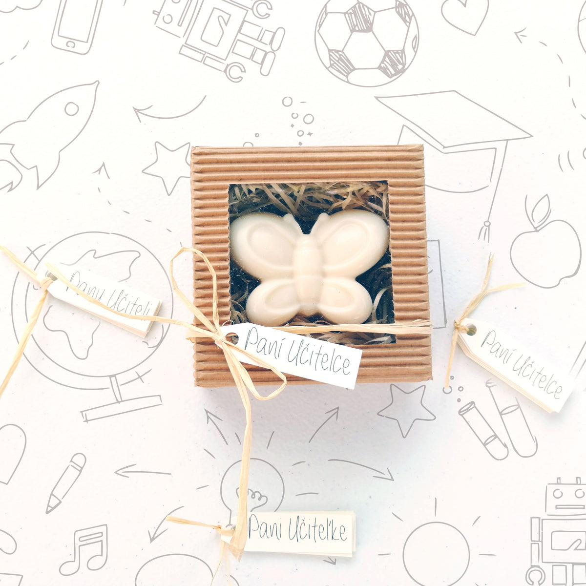Gift for the Teacher - Toilet Soap in a Box with a Tag