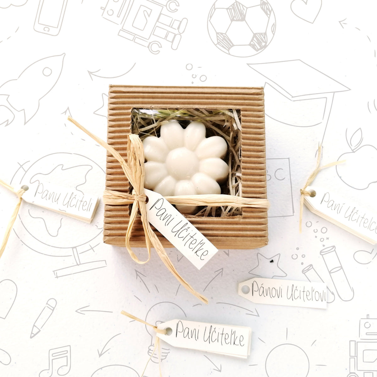 Gift for the Teacher - Toilet Soap in a Box with a Tag