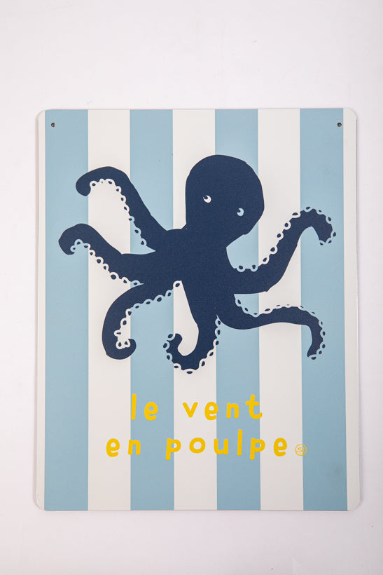 Decoratieve Octopus Plaquette