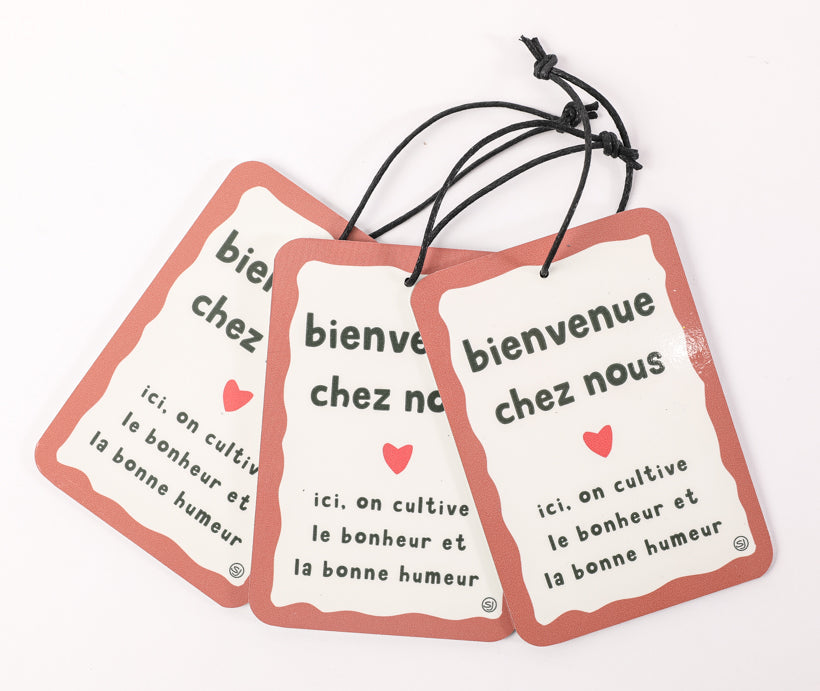 Mini decorative plaque welcome to our home