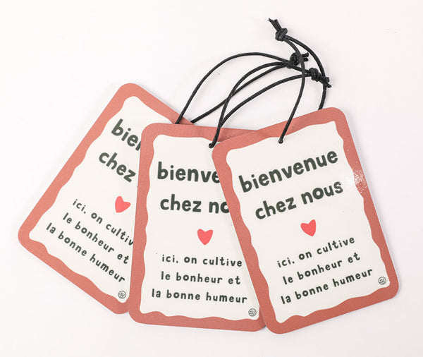 Mini decorative plaque welcome to our home