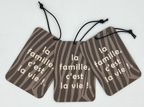 Mini decoratieve plaque familie, het is leven zebra
