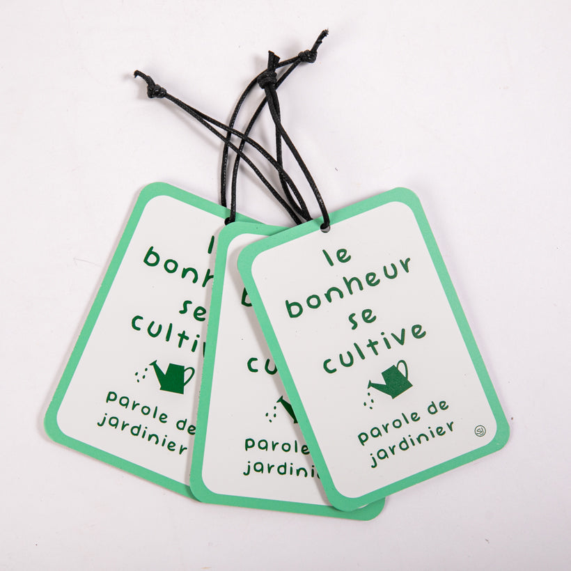 Mini decorative plaque happiness is cultivated