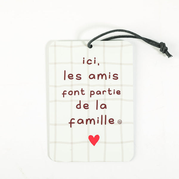 Mini decorative plaque family friends