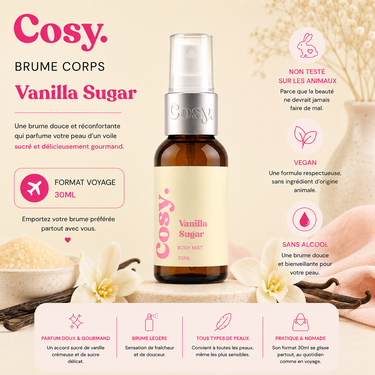Travel Mist - Vanilla Sugar