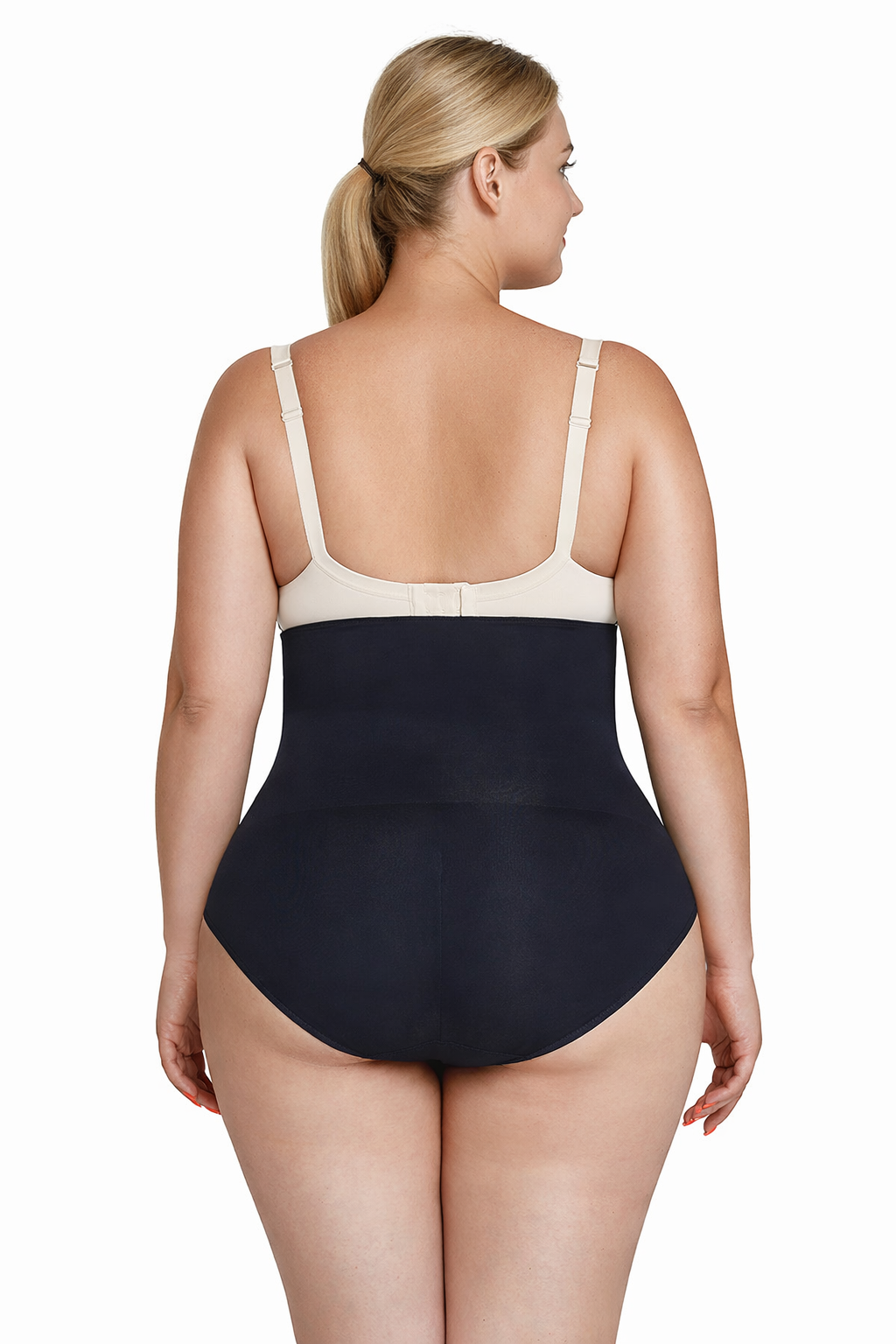 Shaping panties with fastening, classic cut, BLACK Size: XS/S