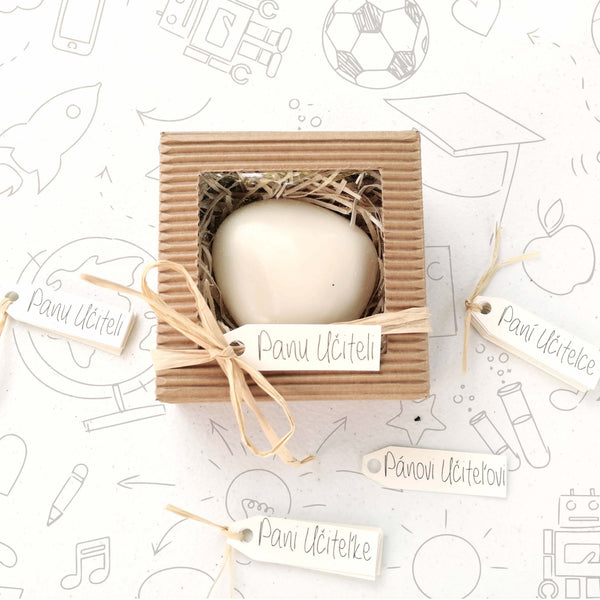 Gift for the Teacher - Toilet Soap in a Box with a Tag