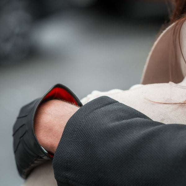 Men's Leather Gloves with Silk Lining