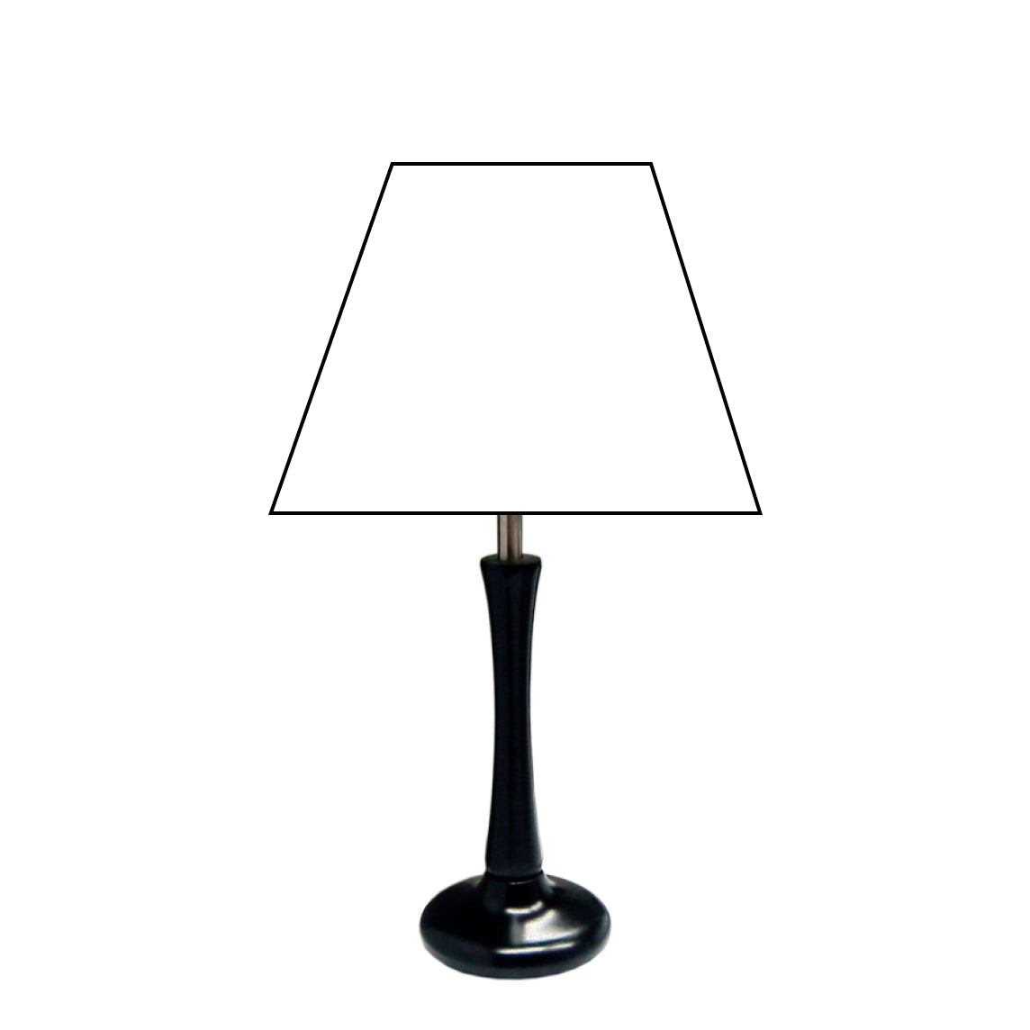 Diverse Houten Lampvoet in Zwart – Stijlvolle Basis voor Uw Verlichting (33 cm)