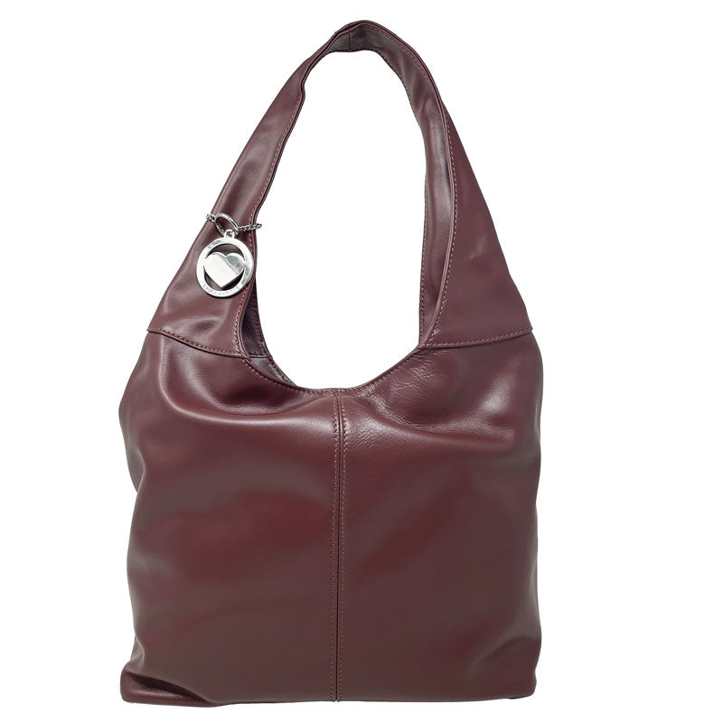 Women's Leather Shoulder Bag - 41x55x12 cm - 6170