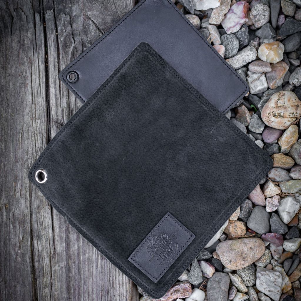 Leather Oven Mitt and Grill Mat 2 in 1
