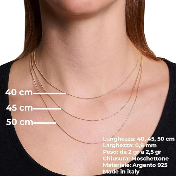 Coda di Topo Chain in Gold-Plated Silver
