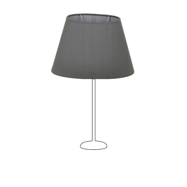 Pantalla Ovalada Variada - Gris - Ø24 o Ø30 cm - Chintz