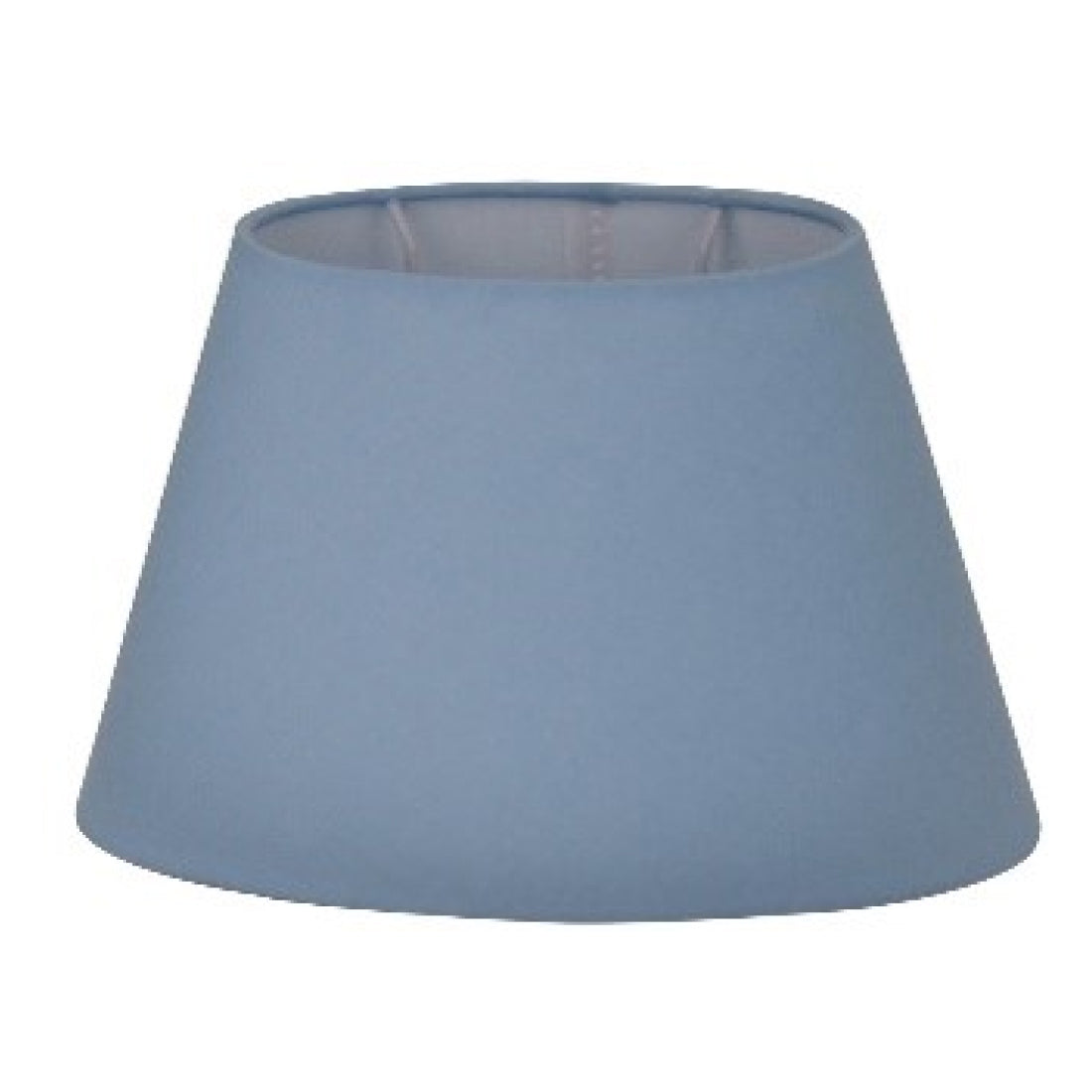 Abat-jour ovale varié - Bleu clair - Ø24 ou Ø30 cm - Chintz