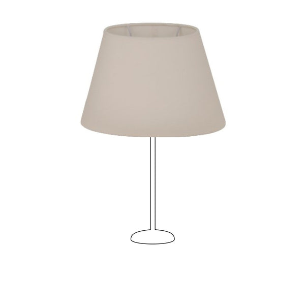 Various Oval Lampshade - Cream - Ø24 or Ø30 cm - Chintz